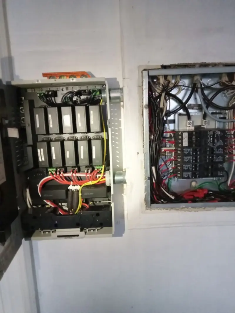 Electrical panel upgrade completed for Indoor Lighting Installation in San Marcos
